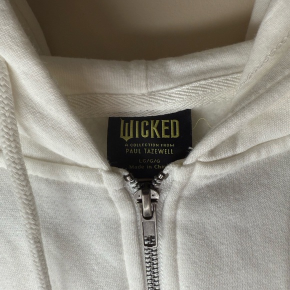 NWOT WICKED | Glow in the Dark & White Pearl-Embellished Women’s Hoodie - Picture 8 of 10